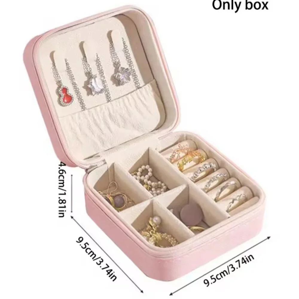 New Jewelry Box Portable Travel Jewelry Case